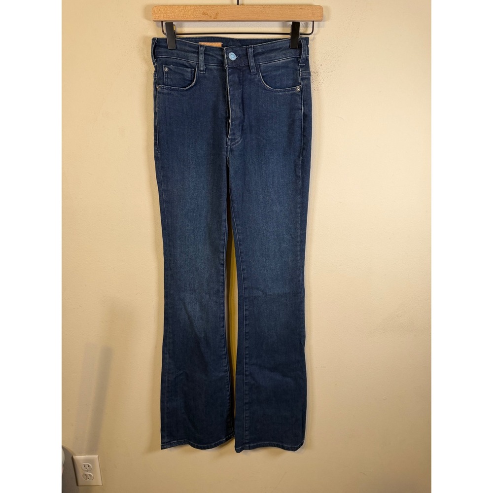 Pilcro Womens Jeans The Icon High Rise Button Fly Dark Wash Blue Size 24